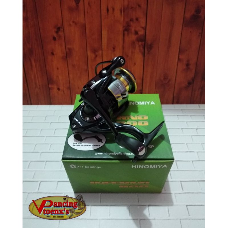 Reel hinomiya Inferno 800 power handle