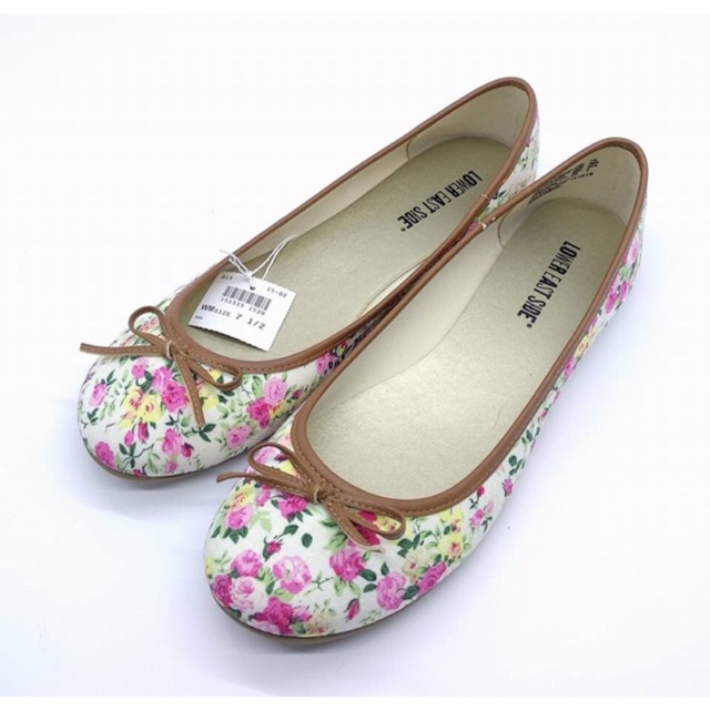 Lower east side / dexflex flat shoes floral original sale murah