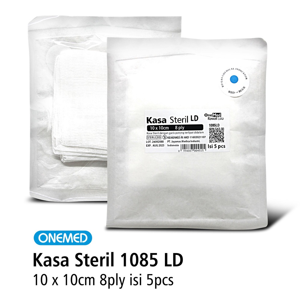 Kasa Steril 1085 LD OneMed 10 x 10 Cm 8 Ply 5 Pcs OJB