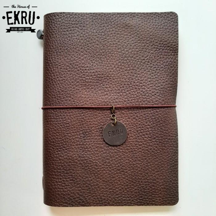 

Diary | Genuine Leather Cover Travelers Notebook (Midori Look A Like) A5