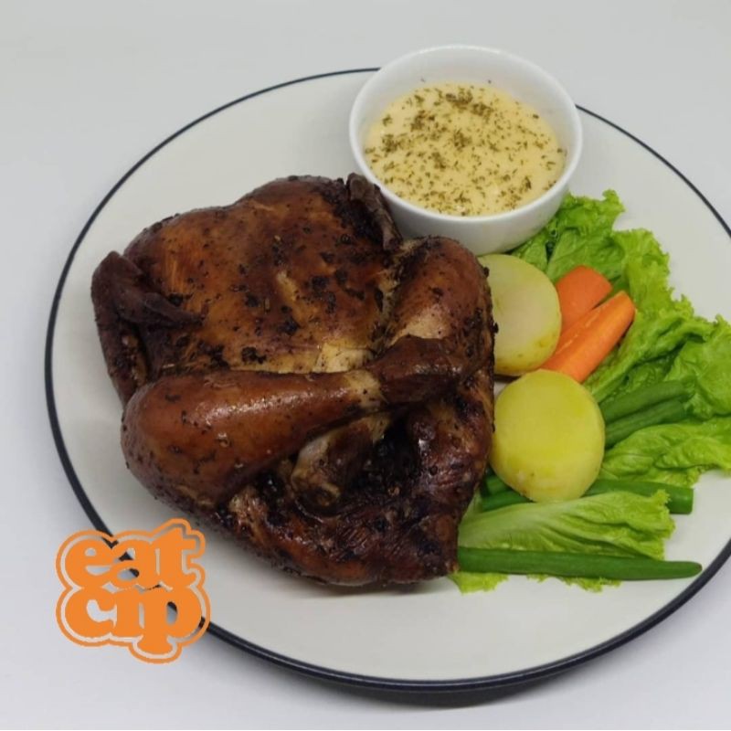 

ayam asap lada hitam utuh