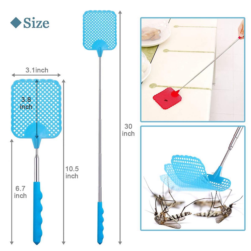 Tepokan Lalat Nyamuk Plastik Pemukul Hewan Serangga Manual Fly Swatter Sri