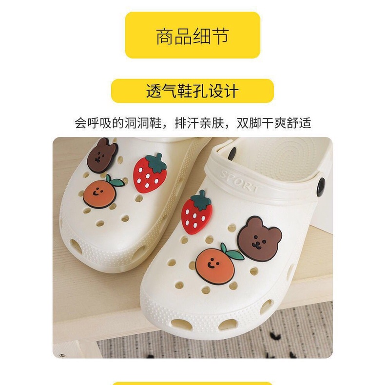 ❀ Chingu ❀ SA008 Sandal Slop Import Free Stiker Boneka Sendal Flip Flop Selop Slip On Eva Limitless Fashion Wanita Import