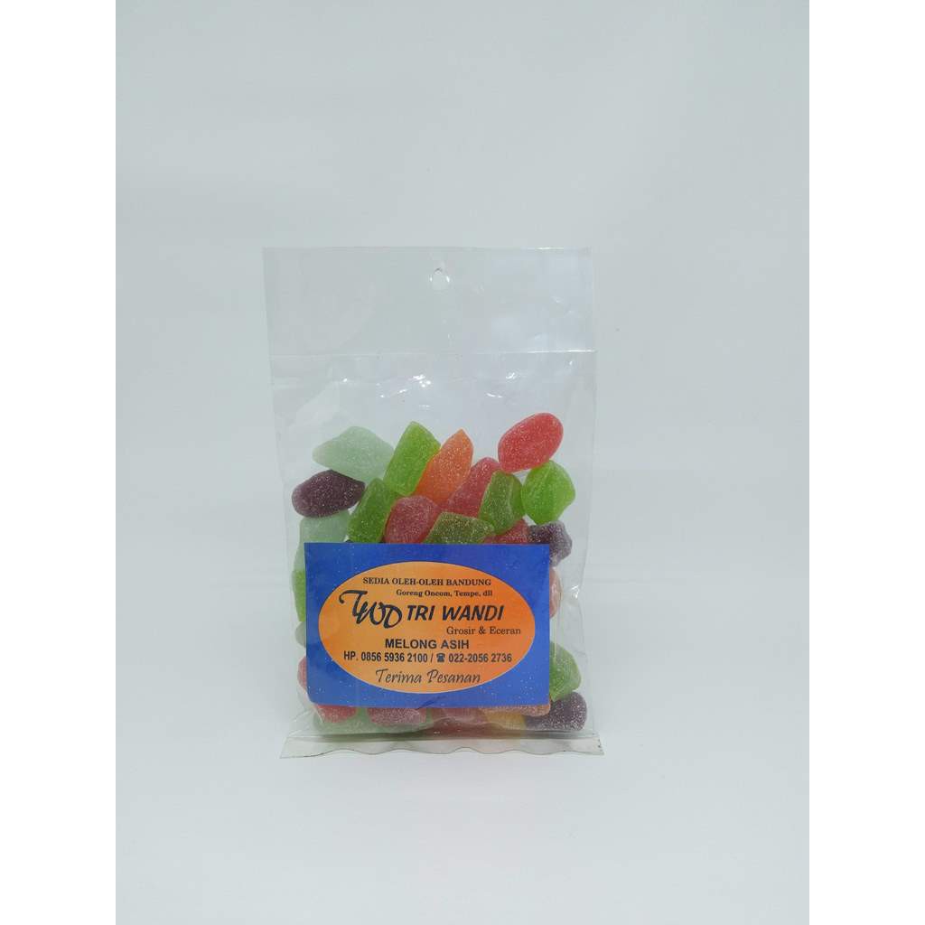 

Permen Jelly waysun 200gr TRIWANDI SNACK oleh oleh bandung