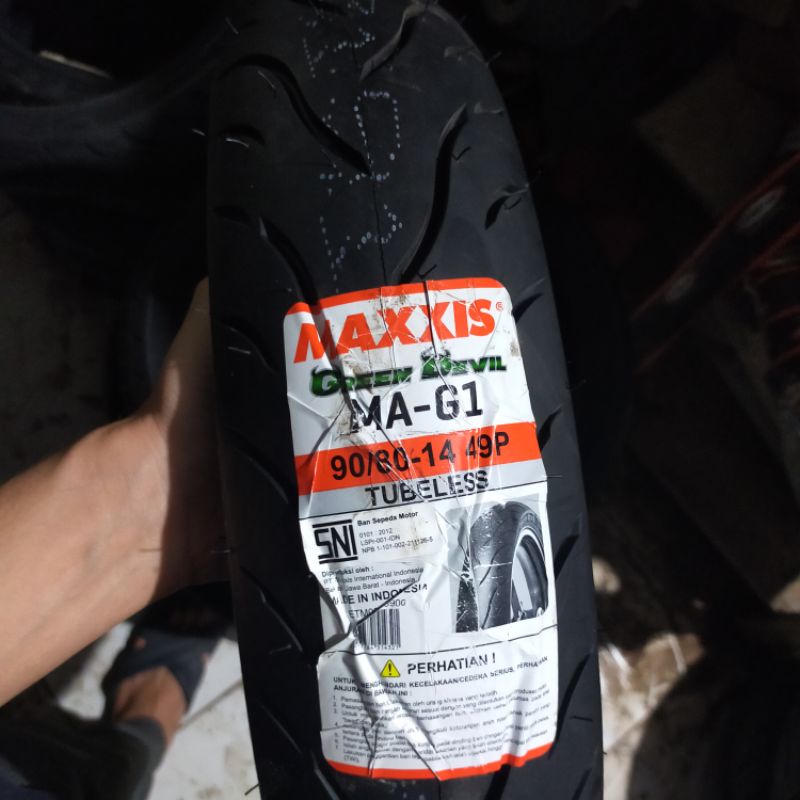 ban maxxis green devil 90/80-14
