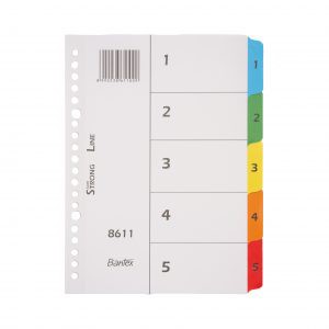 

Divider Bantex 8611 A5 (1-5 index)