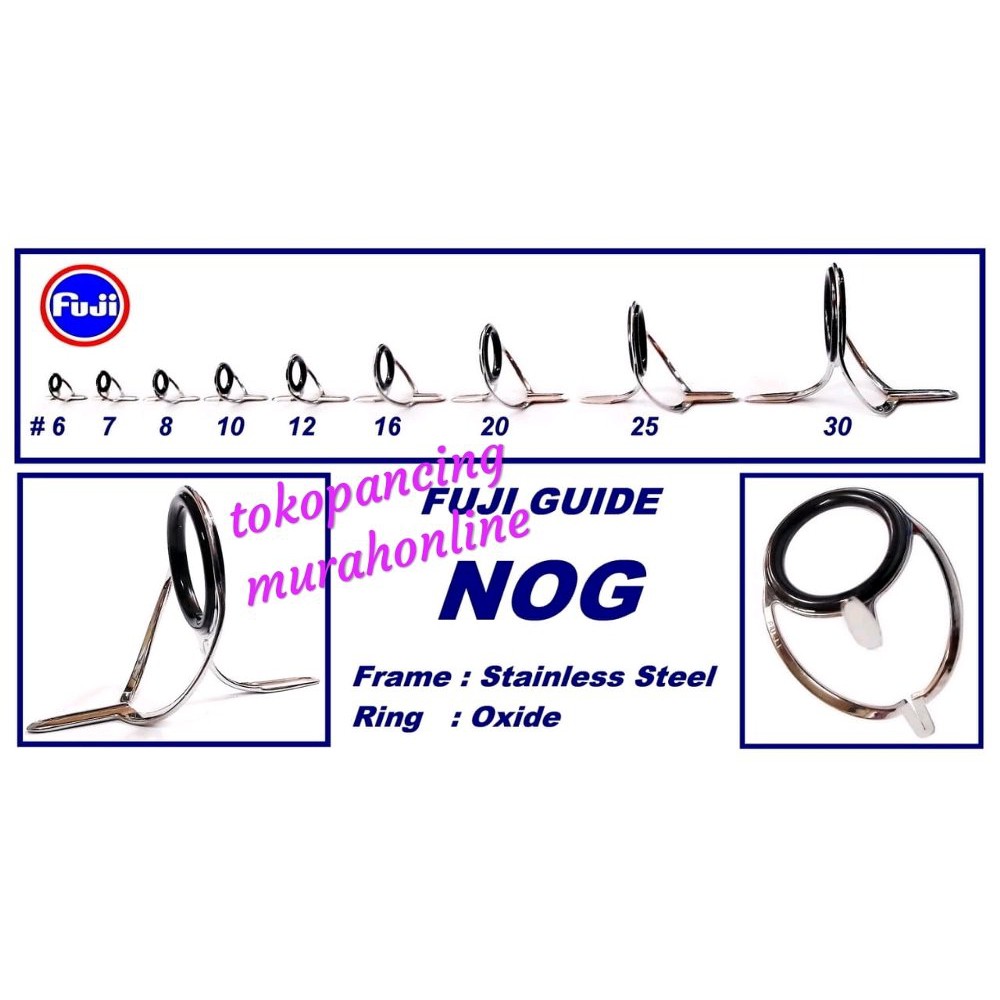 Ring Guide Fuji Nog Oxide Size 10 Mm New Shopee Indonesia