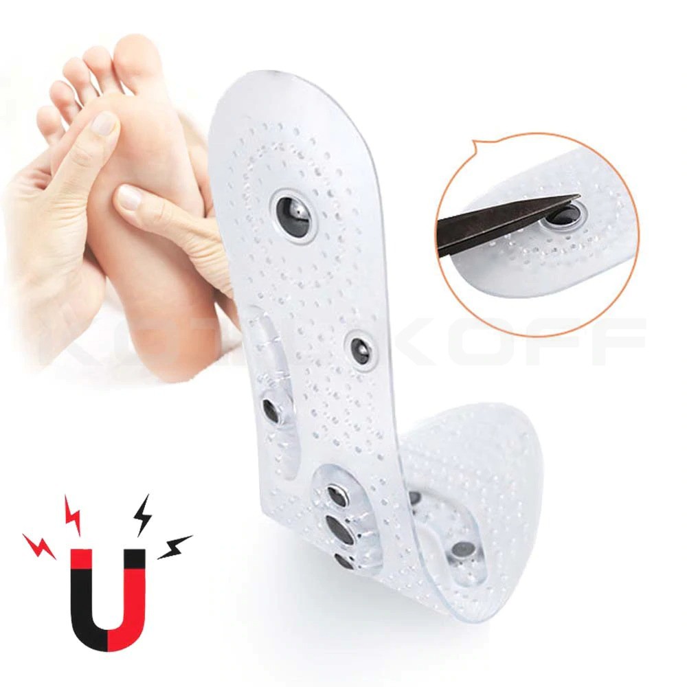 Alas Kaki Sepatu Magnetic Silicone Gel Pad Therapy Massage - Sn18