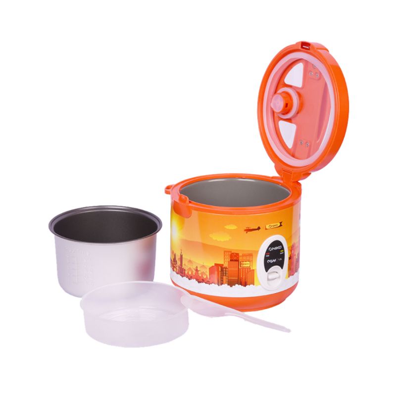 Niko Magic Com 1.2 Liter 3in1 Tutup Kaca / Rice Cooker Oishi OL 12