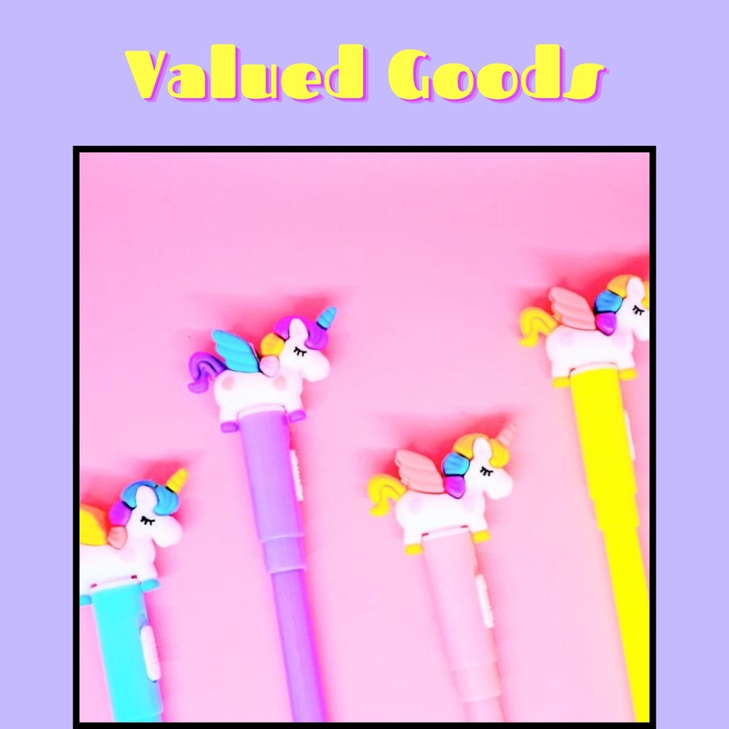 

Pulpen Led Unicorn - UNGU PINK KUNING BIRU - pena lucu pen gel bolpoin bulpen warna warni unik alat tulis hadiah anak sekolah & kantor stationery cute karakter kartun
