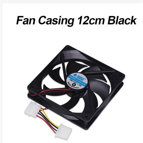 ITSTORE Fan Casing 8Cm 12 Cm Transparan  Hitam Cooler CPU Lampu Baut