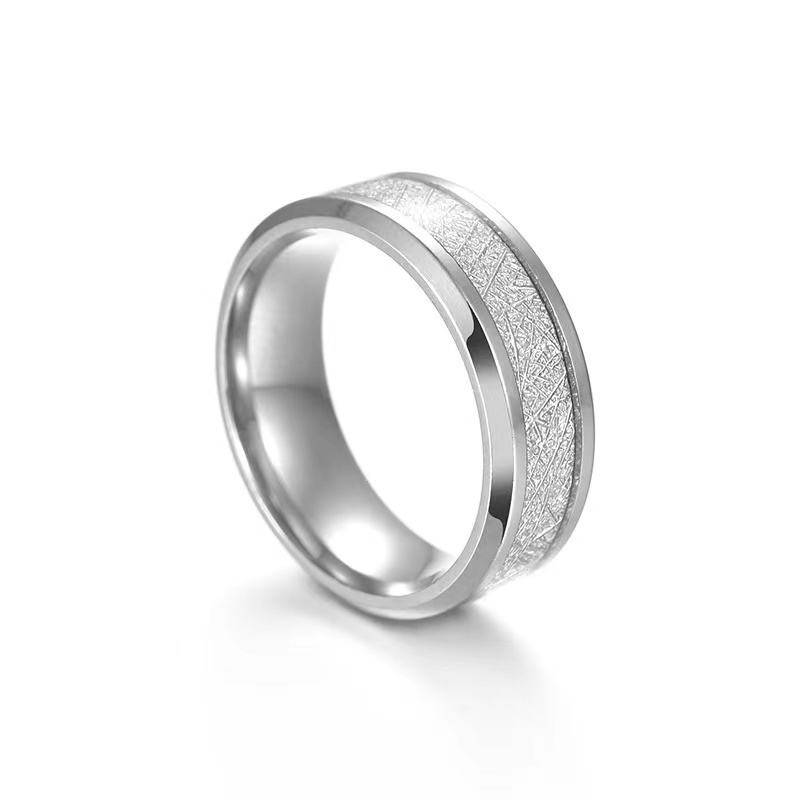 Cincin Bahan Titanium Steel Untuk Aksesoris