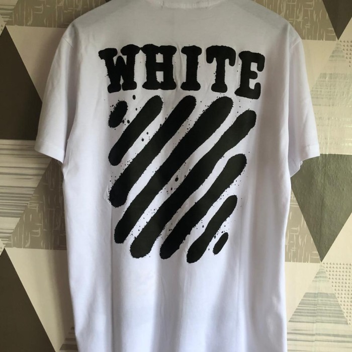 T-SHIRT OFF WHITE PREMIUM KAOS PRIA OFF WHITE KAOS WANITA OFF WHITE (WHITE)