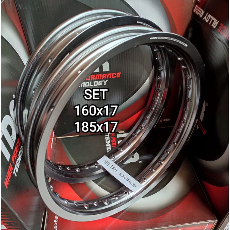 Velg TDR Titanium Grey Ring 17 x 160+185 TDR OriginaL (1 Set)