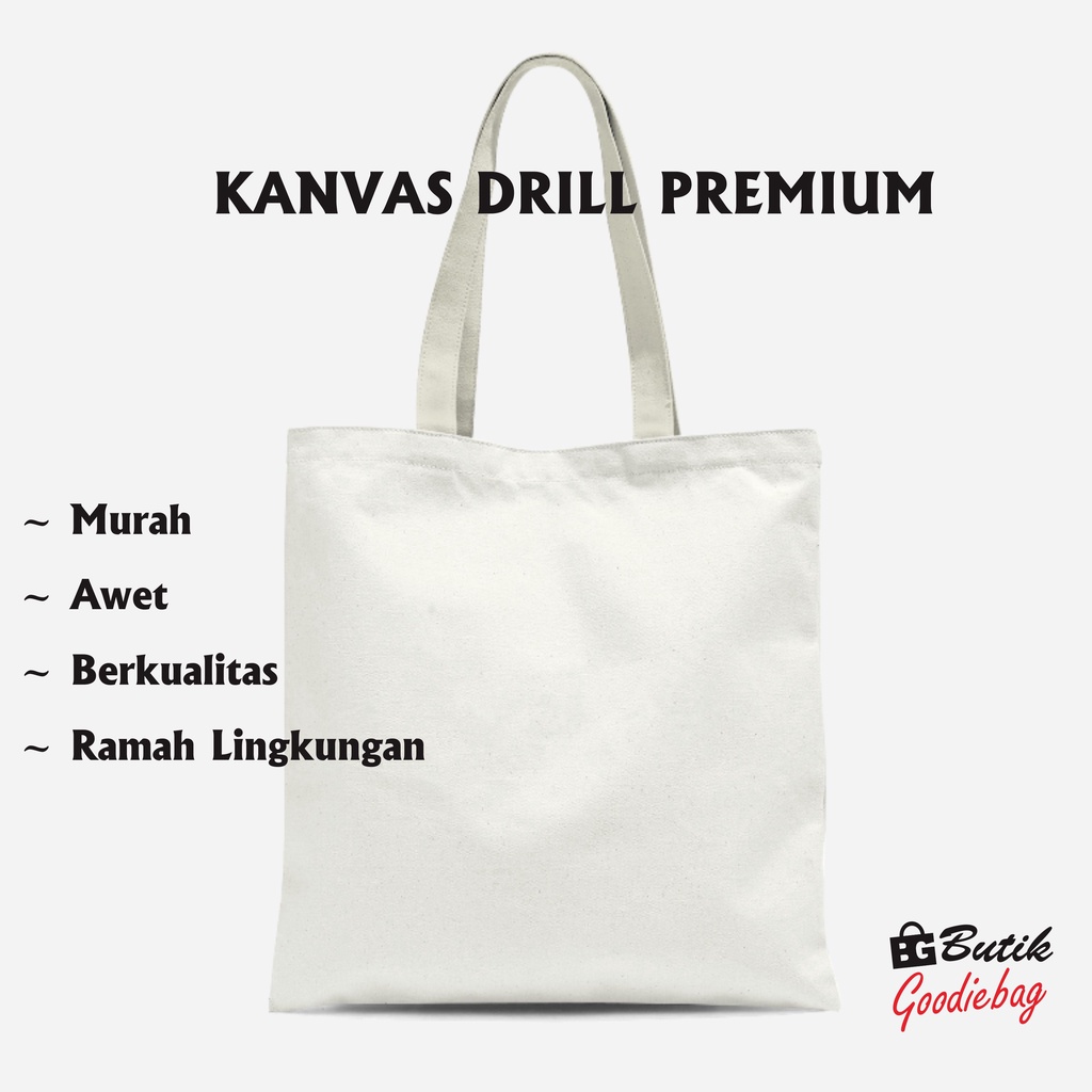 

Tas Souvenir / Goodiebag / Totebag / Tas Kanvas Polos 30x40 Murah, Awet, Berkualitas