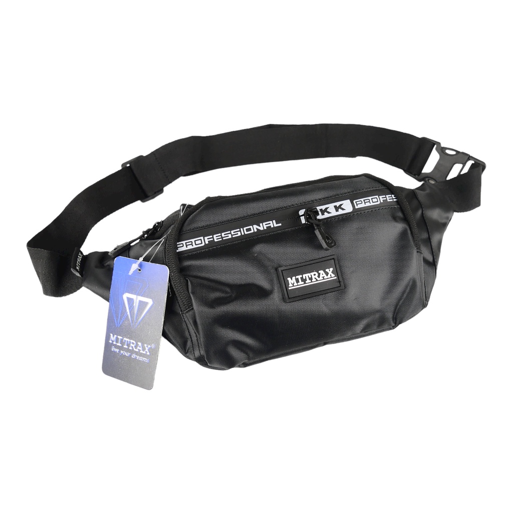 Waist Bag Mitrax Arete Bahan Longchem Tebal! Tas Pinggang / WaistBag cocok untuk Pria dan Wanita!