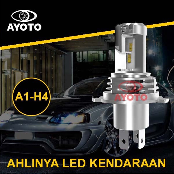 Lampu LED Mobil AYOTO A1-H4 Original (1SET)