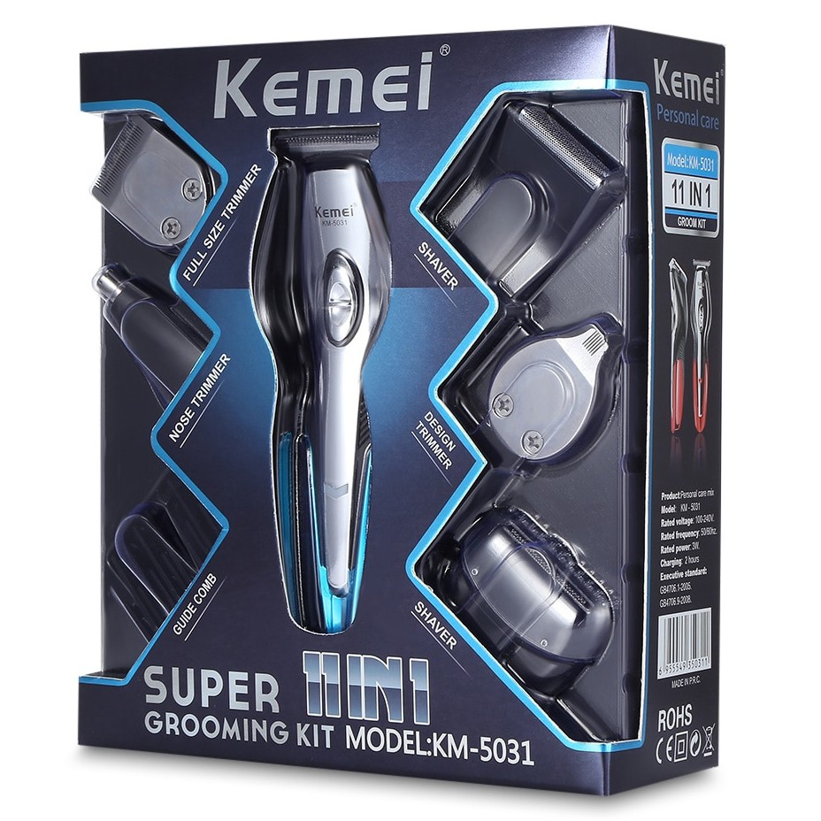 KEMEI KM 5031 MESIN ALAT CUKUR RAMBUT HAIR TRIMMER GOOMING KIT