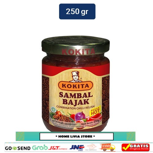 

Kokita Sambal Bajak Hot 250 gr