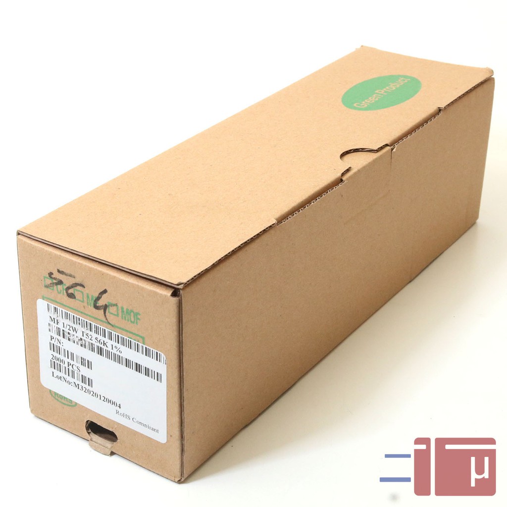 x10 Resistor 56K 1/2W Metal Film 1% Taiwan Kaki Tembaga