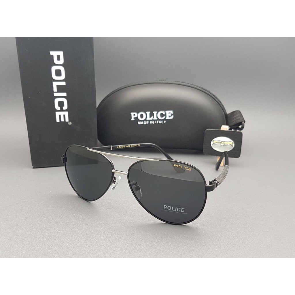 Sunglass - Fashion Pria - Kacamata Hitam Pria - Kacamata Hitam Pria Police 8791 Lensa Anti UV