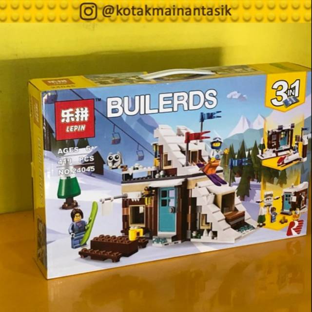 LEPIN 24045 - Creator 3 in 1 - Winter Vacation