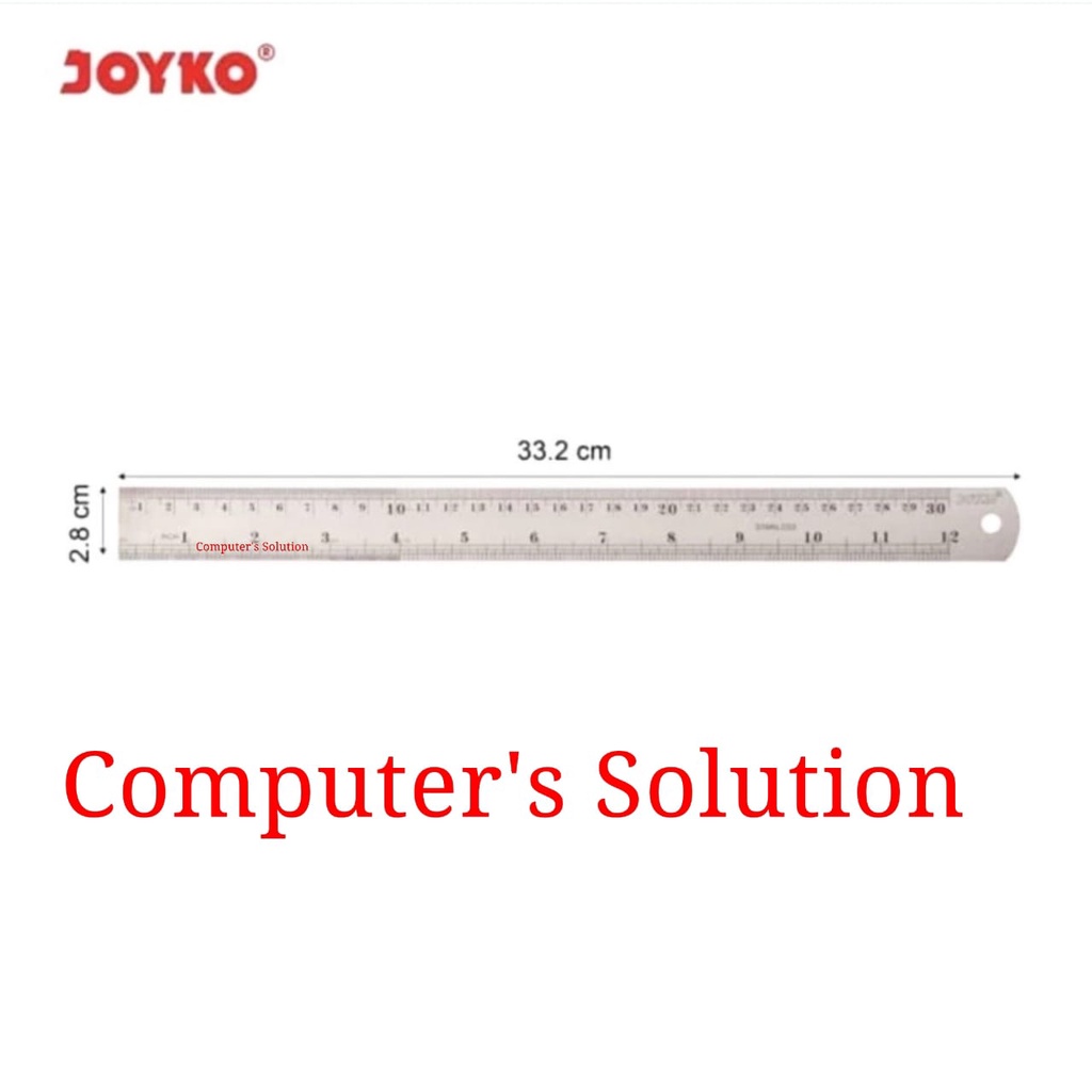 

Penggaris Besi Joyko 30 Cm