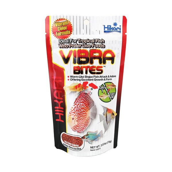 Hikari Vibra Bites 73gr 73 g gr gram Makanan Pelet Ikan Diskus Discus