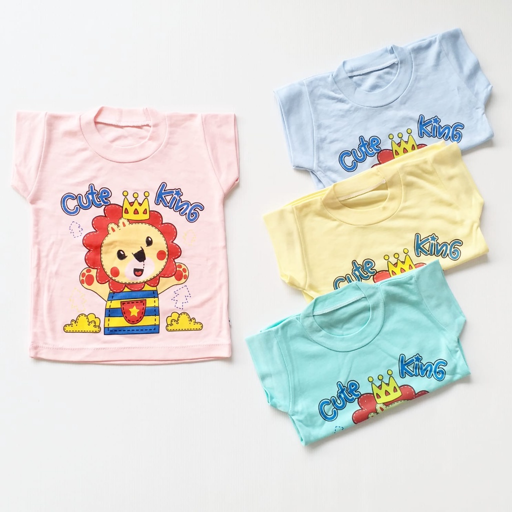 LittleAaron KAOS OBLONG SETALI ANAK kaos oblong anak laki2 dan perempuan newborn-3thn