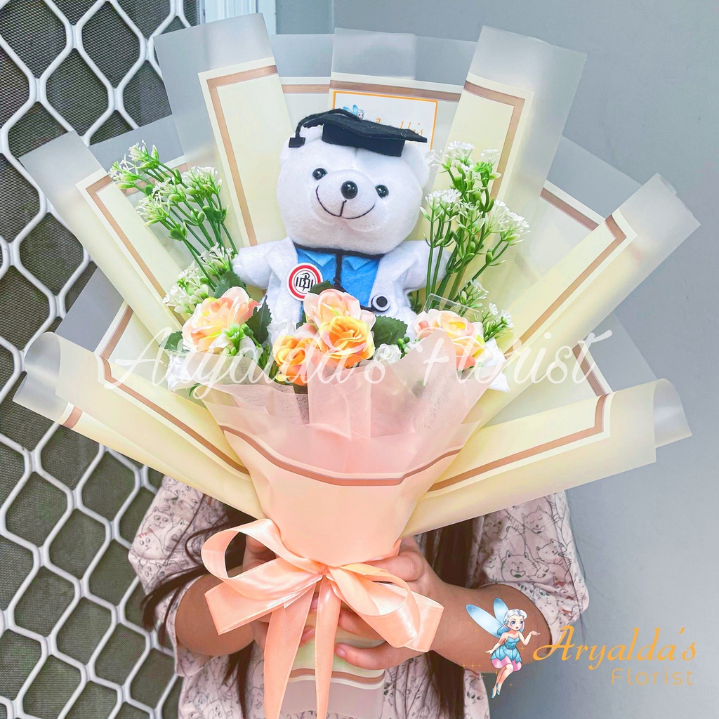 PREMIUM Mini Bouquet [READY STOCK] | Buket Birthday, Anniversary, Graduation, Sidang | Boneka Wisuda