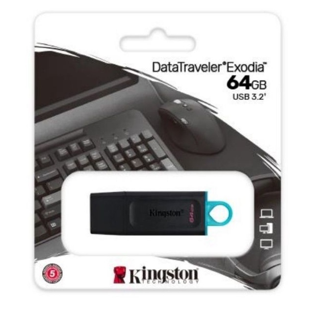 Flashdisk Kingston 64GB DT100G3 USB 3.1 ORIGINAL GARANSI RESMI 5 Tahun