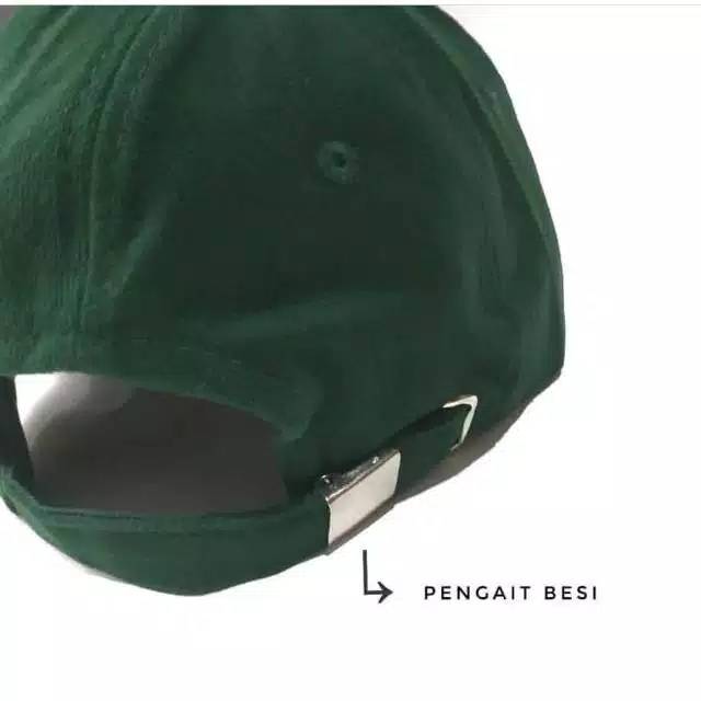 PREMIUM Topi polos hitam baseball distro berkualitas bahan twill pengait belakang cakop besi unisex