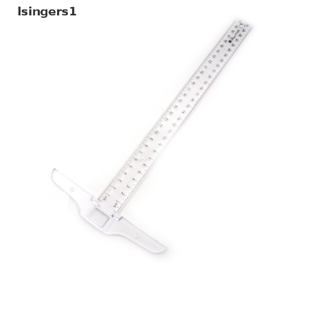 (lsingers1) Penggaris Metrik T Square Dua Sisi Bahan Plastik Ukuran 30cm