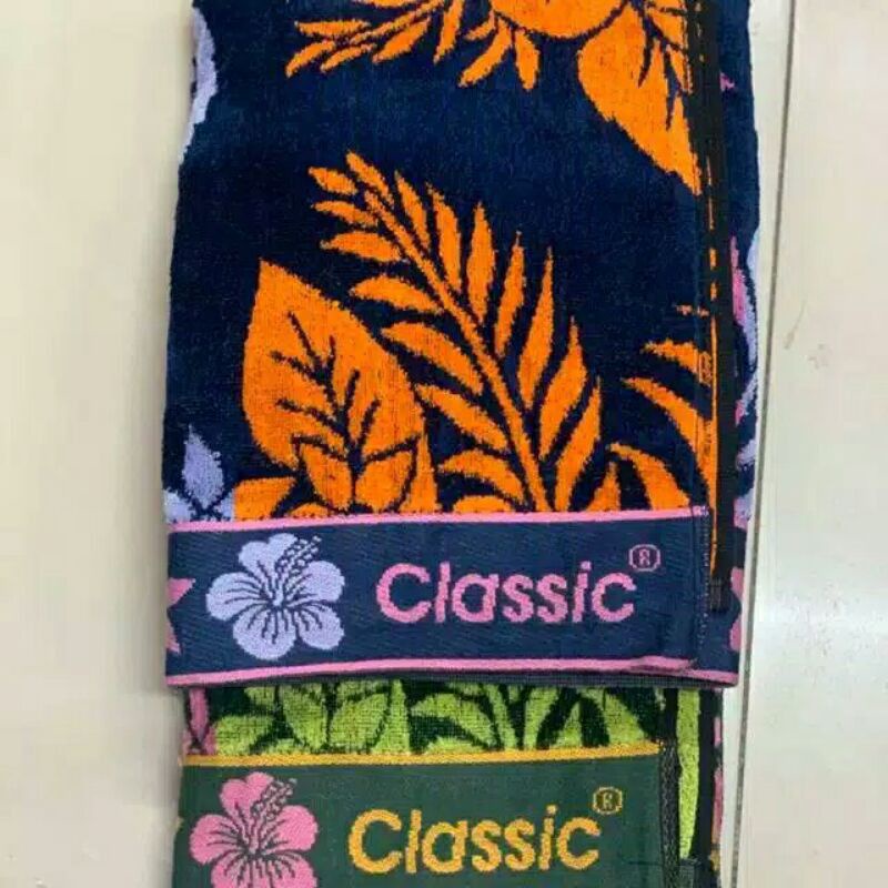 Handuk  Mandi Dewasa Classic Jumbo Ukuran 85 x 140 Cm-Handuk Mandi Dewasa Classic Jumbo-Handuk Mandi Berkualitas Motif random