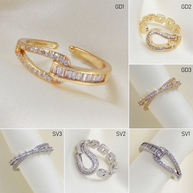 Cincin Knuckle Adjustable Desain Simpul Infinity Gaya Antik Untuk Wanita