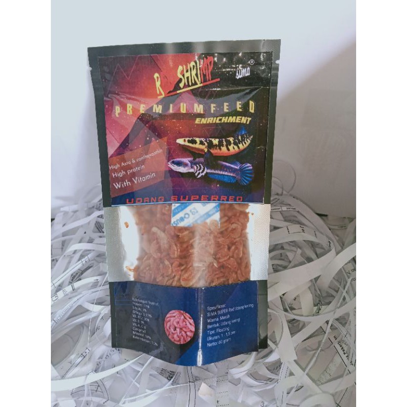 

READY STOCK SIMA® UDANG KERING SUPER RED PRO++ CARO