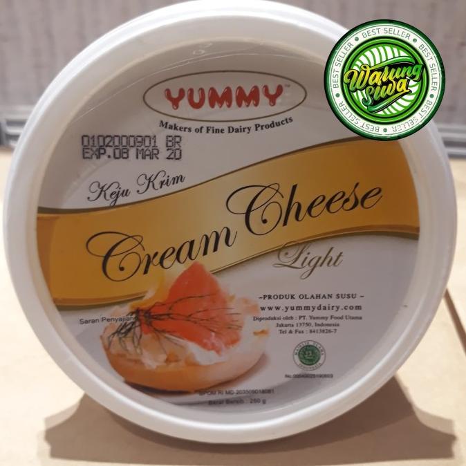 

(BISA COD) Yummy cream cheese light 250 gram