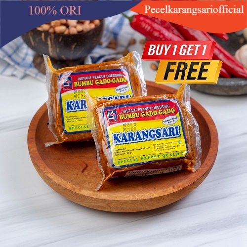 

KARANGSARI-Bumbu Gado-gado Tidak Pedas 180 Gr x 2Pcs