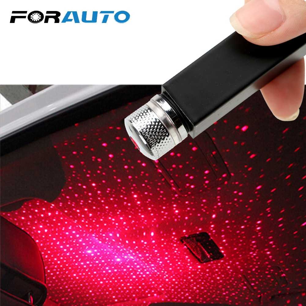 lampu laser lampu USB langit interior disco lampu led dekorasi interior mobil model langit USB led Atap kamar lampu hias kamar tidur