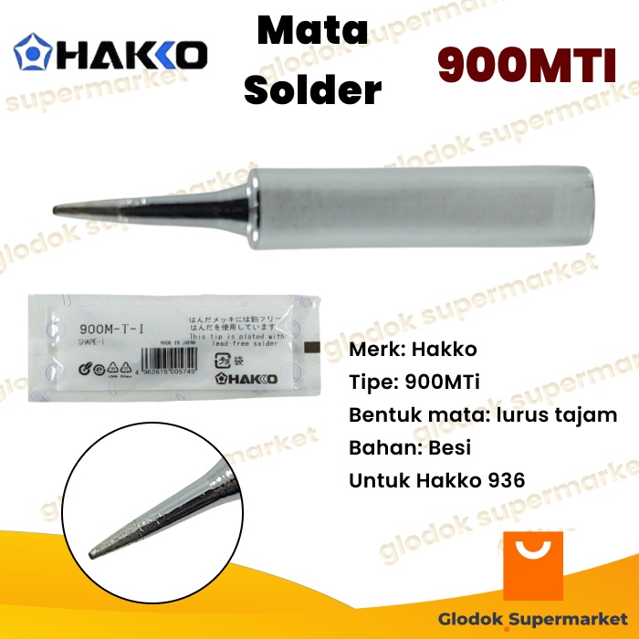 Mata Solder Hakko 900MTI Tip untuk Hakko 936 900M-T-I