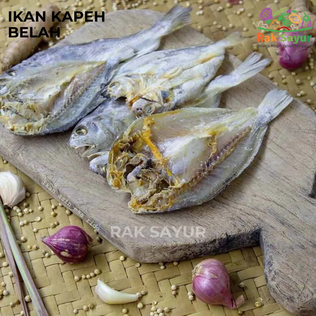 

Ikan Asin Kapeh Kapeh Belah 100gr Rak Sayur Padang