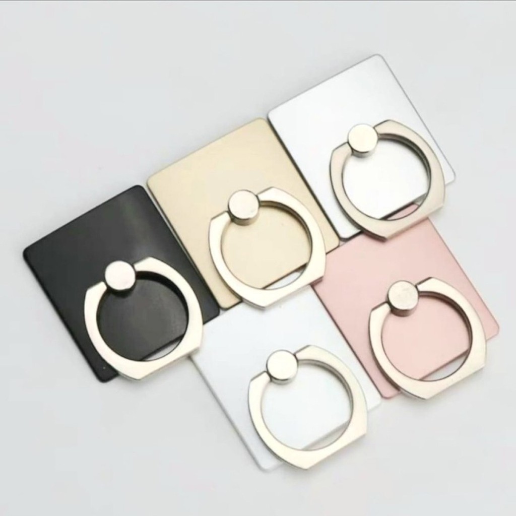 Mobile Phone Iring I-ring Stand Holder / Pegangan Handphone Polos