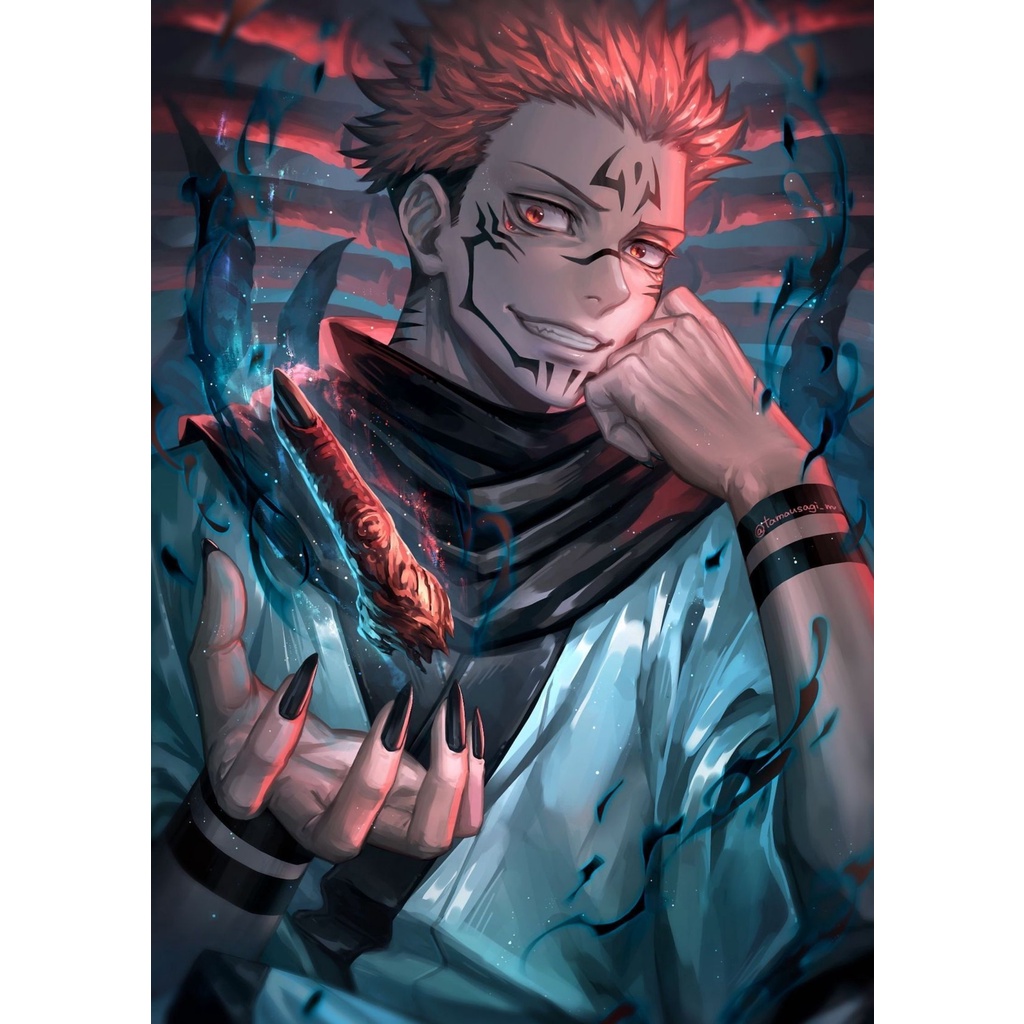 POSTER JUJUTSU KAISEN (12 Free 1) - POSTER ANIME - POSTER CUSTOM-JJKS 25