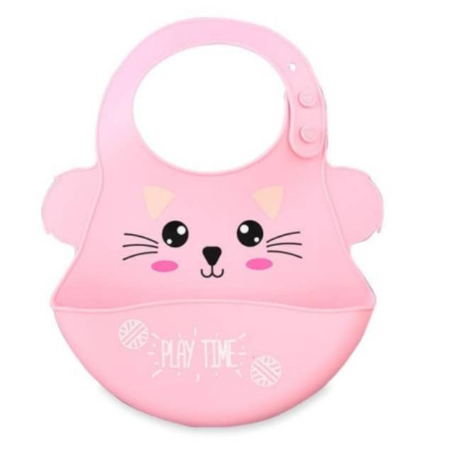 Lusty Bunny Printed Soft Silicone Baby Bib Slaber