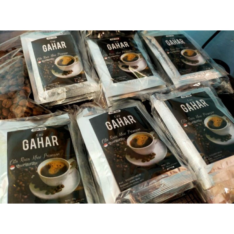 

AUTHENTIC ARABICA COFFEE KOPI ARABIKA GUNUNG CIKURAY TJAP GAHAR 100% ORIGINAL 1KG