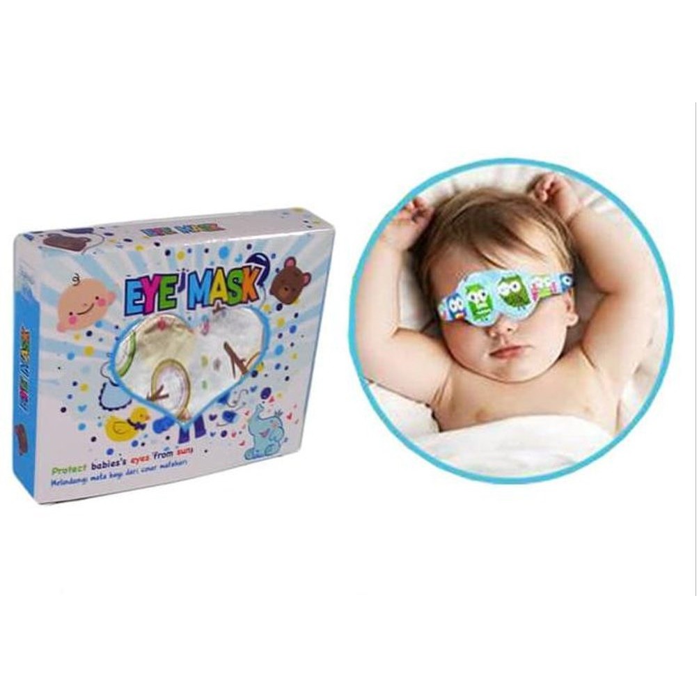 Eye mask bayi premium / Pelindung mata bayi / Kacamata jemur bayi