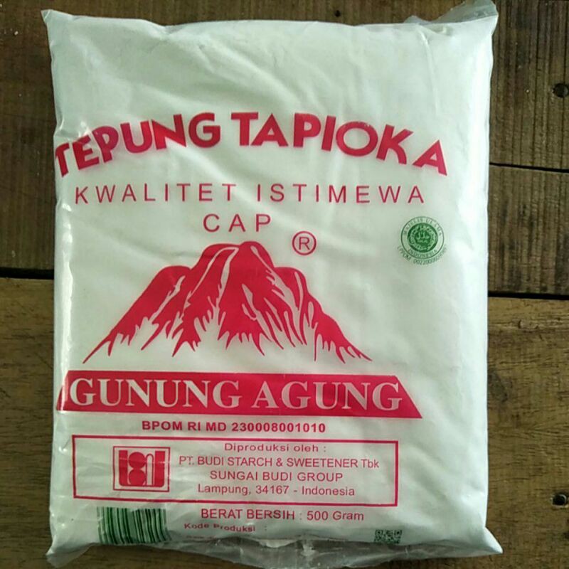 Tepung tapioka sama dengan aci