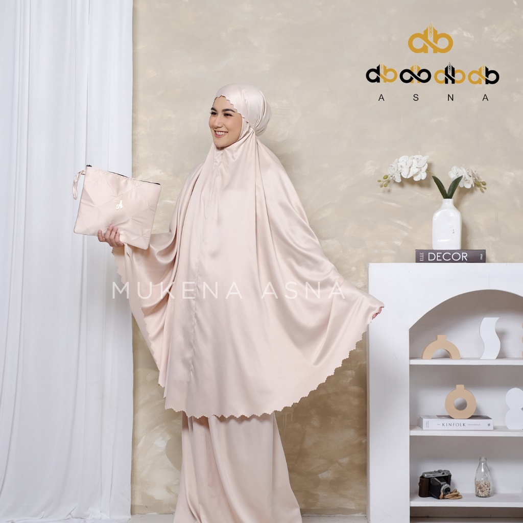 Mukena Dewasa Mewah Daily AsnaCollection٩٩ Laser Cut Premium