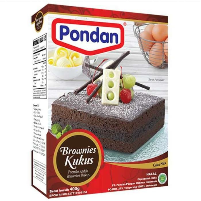 

PONDAN BROWNIES KUKUS 400 GRAM