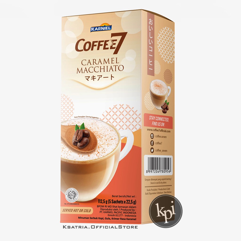 

COFFEE7 CARAMEL MACCHIATO ( 1 BOX ISI 5 )